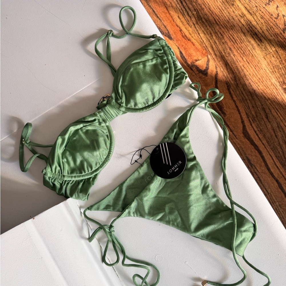 Sommer Swim bikini set in maltese discontinued balconette style